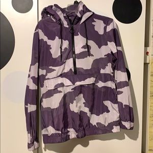 Purple Camo Windbreaker